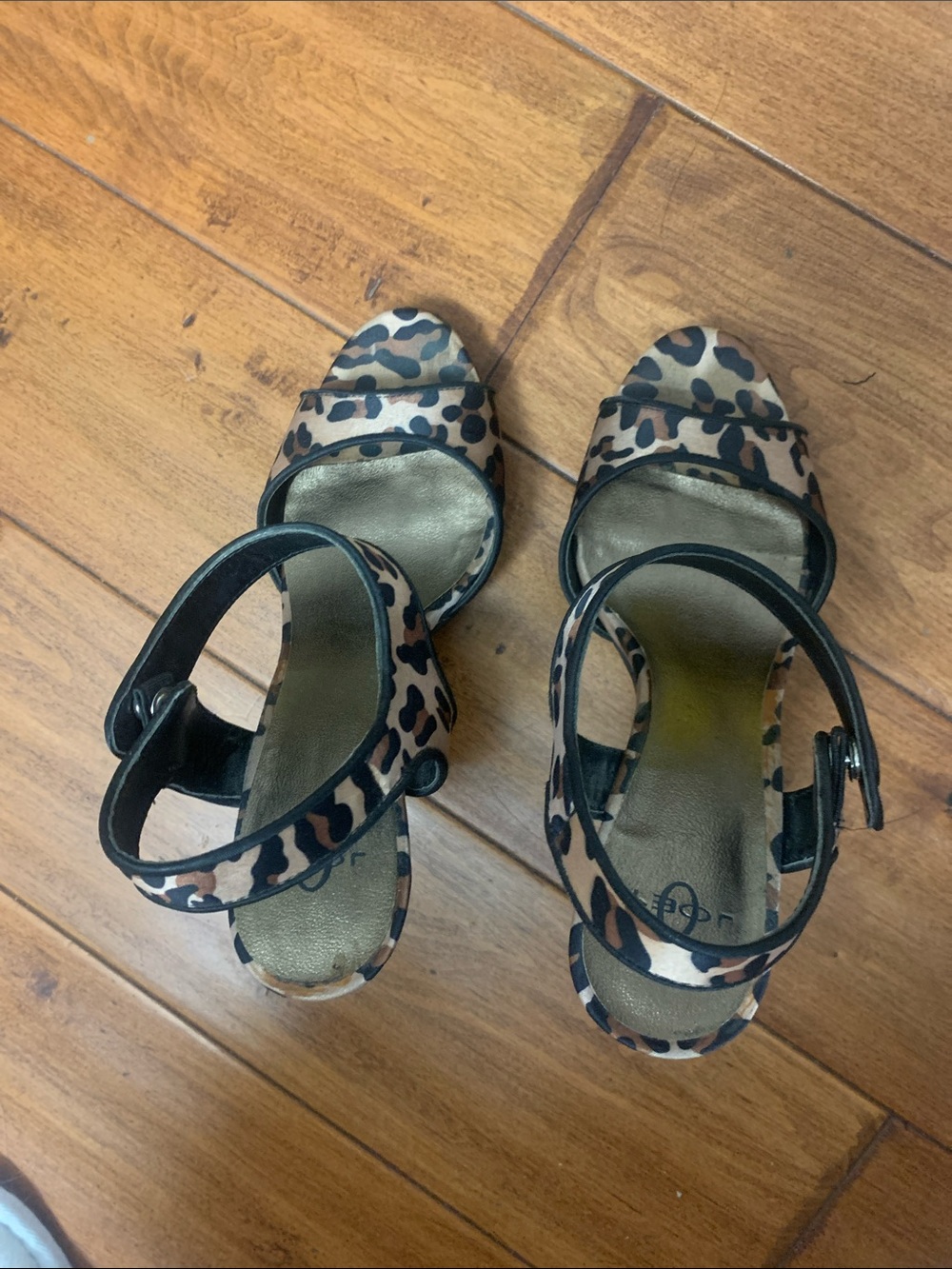 Joey O Animal Leopard Print Women’s Heels size 6 - Preowned